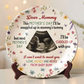 Next Mother's Day I'll Be Cuddled Up With You To Be Mom - Personalized Ceramic Photo Plate